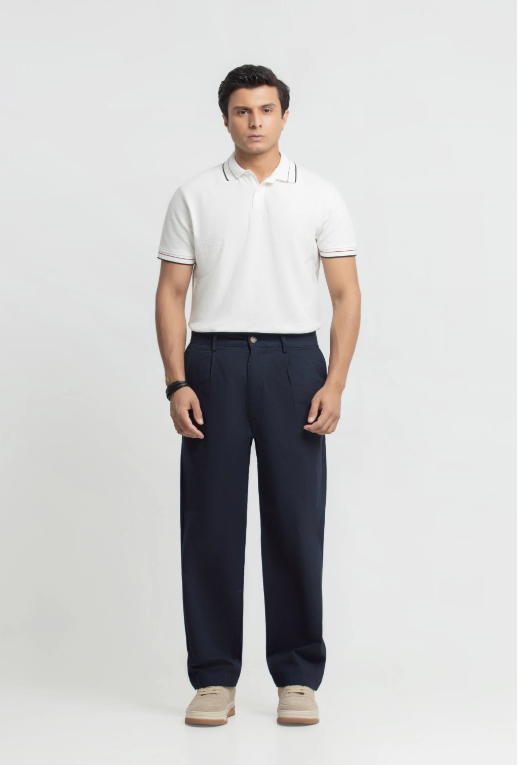 Cotton Twill Chinos Men | Relaxed Fit