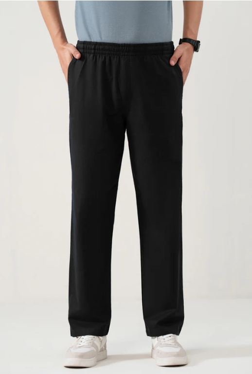 LINEN LOUNGEWEAR - BLACK