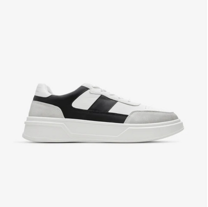 Men's Panelled Lace-Up Sneakers