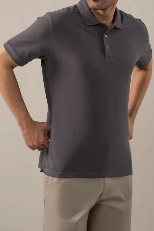CLASSIC POLO - CHARCOAL