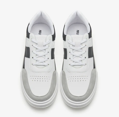 Men's Panelled Lace-Up Sneakers