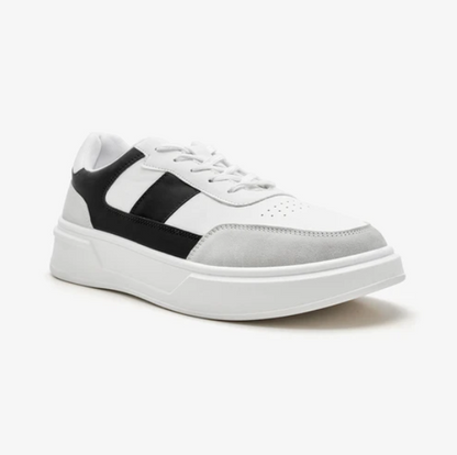 Men's Panelled Lace-Up Sneakers