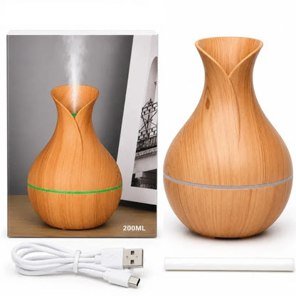 Vase-Shaped LED Humidifier