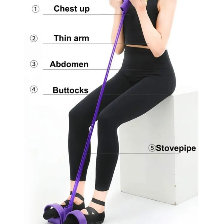 Tummy Trimmer | Foot Pedal Resistance Band